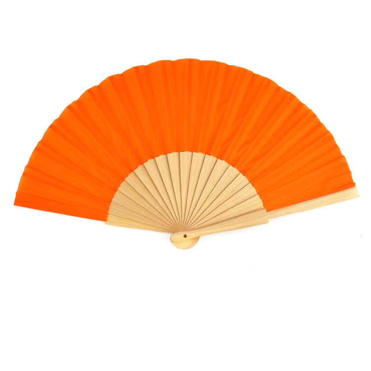 Ladies Folding Hand Fan Lightweight Breathable Fabric Elegant Design