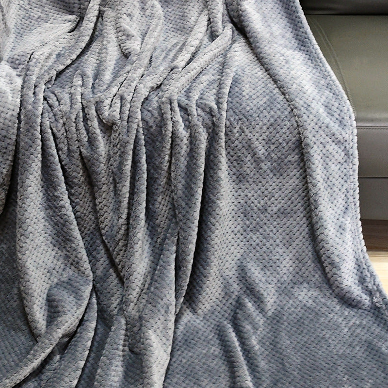 Brehn Women's Cozy Waffle Texture Blanket Soft Microfiber Throw for Living Room Bedroom