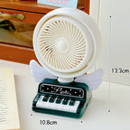 Creative USB Table Fan Compact Quiet Small Wings Stylish Design for Home Office