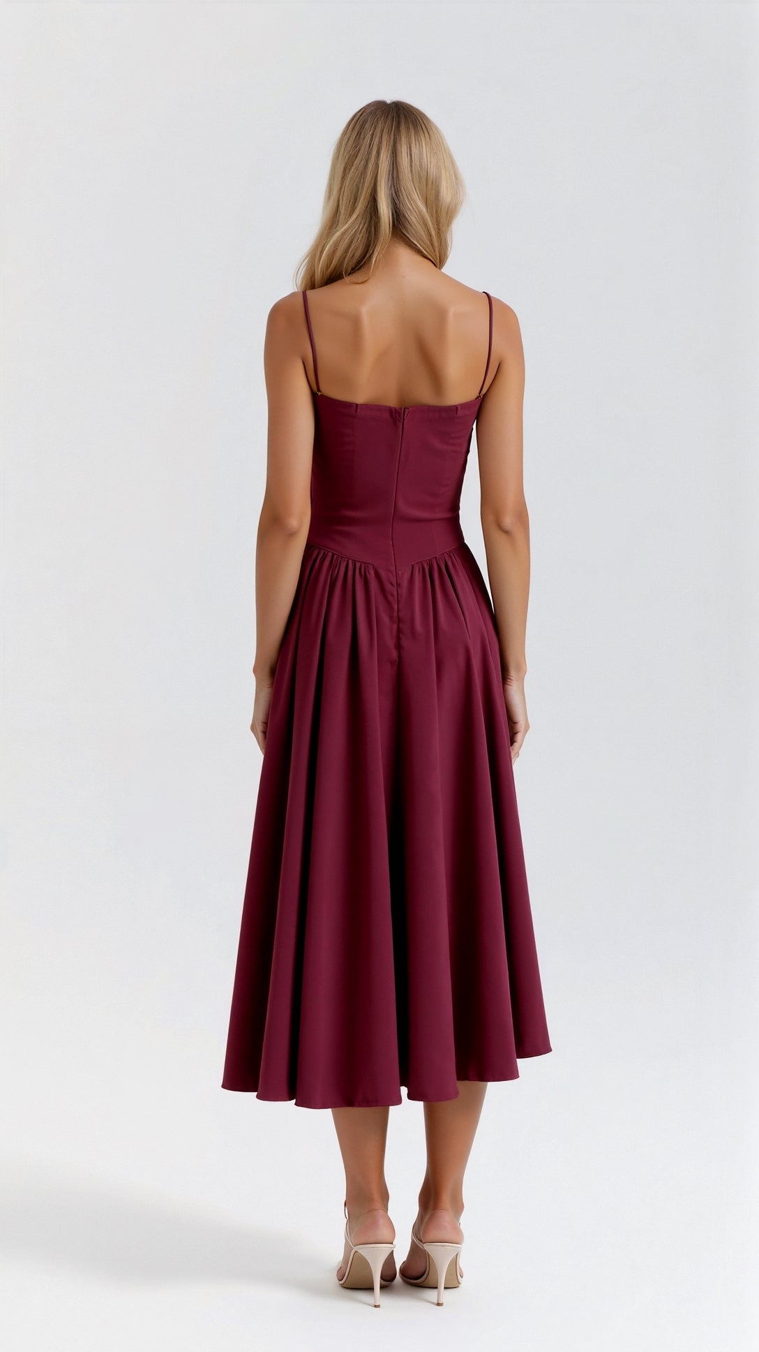 Aliza | Elegant Cocktail Midi Dress for Women