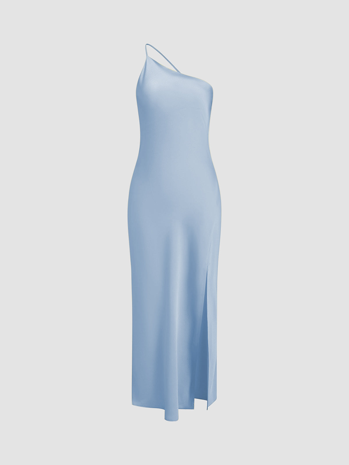 Harrow Alma elegant satin wedding guest maxi dress for women with open back, perfect for formal occasions and special events.