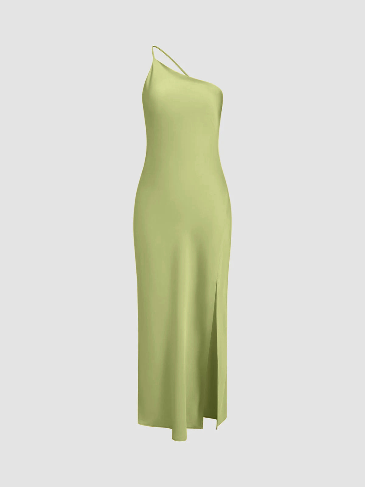 Harrow Alma satin wedding guest maxi dress for women with an elegant open back and flowing design perfect for formal events