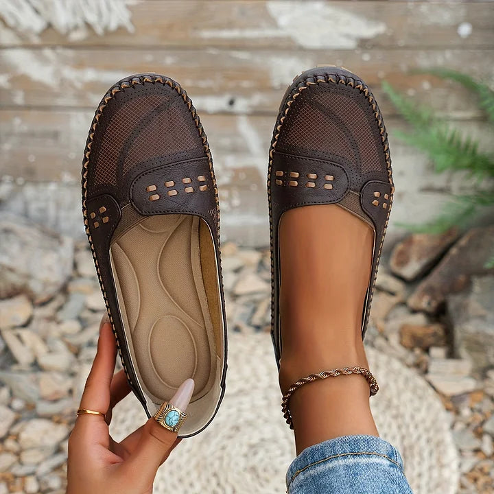 Harrow Paulette supportive cushioned comfort shoes for women, showcasing a stylish design with padded insoles and supportive structure.