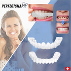 PerfectSnap Snap-On Veneers Reusable Plastic Teeth Cover Adjustable Fit for Instant White Smile
