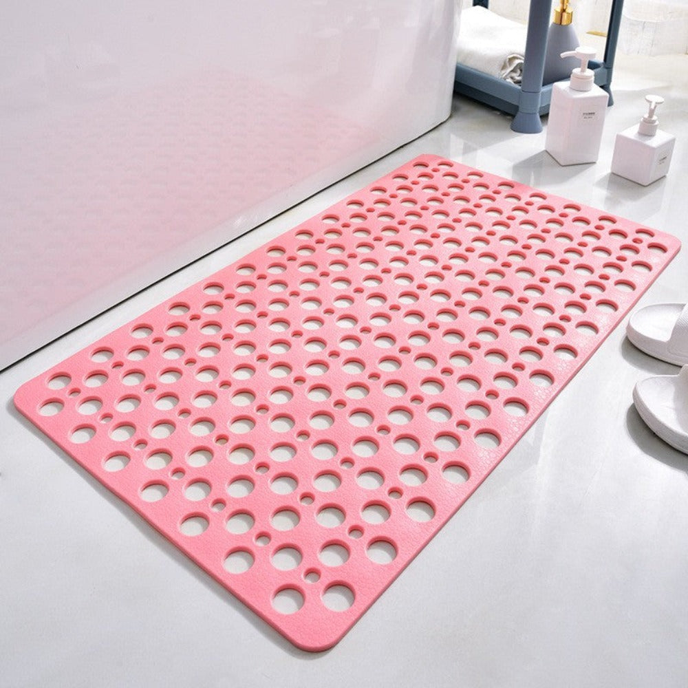 Non-Slip Antibacterial Shower Mat Slip-Resistant Bath Rug Easy to Clean Durable