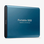 Portable SSD USB-C External Drive 128GB Aluminum Shockproof Solid State Drive 1050MB/s