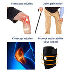 ProFlex Knee Support Adjustable Compression Brace for Pain Relief Injury Recovery Arthritis Stability