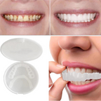 PerfectSnap Snap-On Veneers Reusable Plastic Teeth Cover Adjustable Fit for Instant White Smile