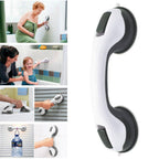Harrow SecureGrip Non-Slip Bath and Shower Handrail Grab Bar with Suction Cups 29cm