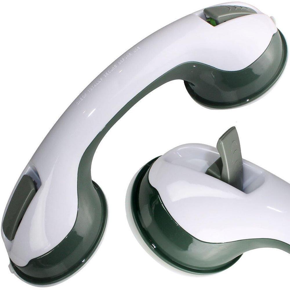 Harrow SecureGrip Non-Slip Bath and Shower Handrail Grab Bar with Suction Cups 29cm