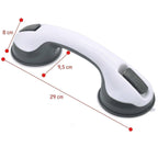 Harrow SecureGrip Non-Slip Bath and Shower Handrail Grab Bar with Suction Cups 29cm