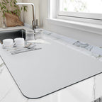 Quick-Dry Dish Drying Mat Soft Diatomite Super Absorbent Compact Kitchen Counter Mat
