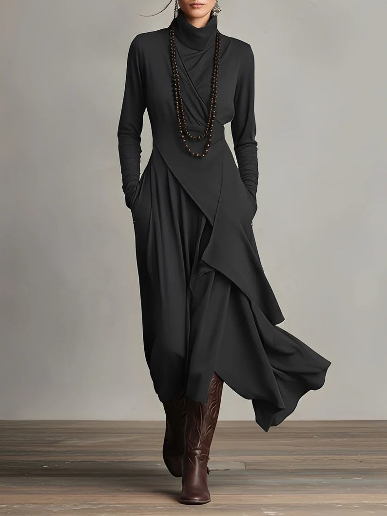 Harrow Rhea elegant flowing maxi dress for women, featuring a graceful design and lightweight fabric, perfect for formal occasions.