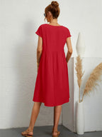 Harrow Robin casual summer dress for women with pockets, lightweight fabric, and a relaxed fit perfect for warm weather.