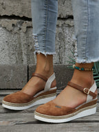 Harrow Ruby women's woven orthopedic sandals with cushioned support and comfortable design, ideal for everyday wear.