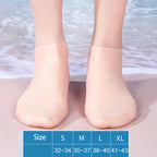Silicone Wetsuit Beach Socks Non-Slip Water Shoes Quick-Dry Aqua Socks for Surfing Snorkeling Swimming