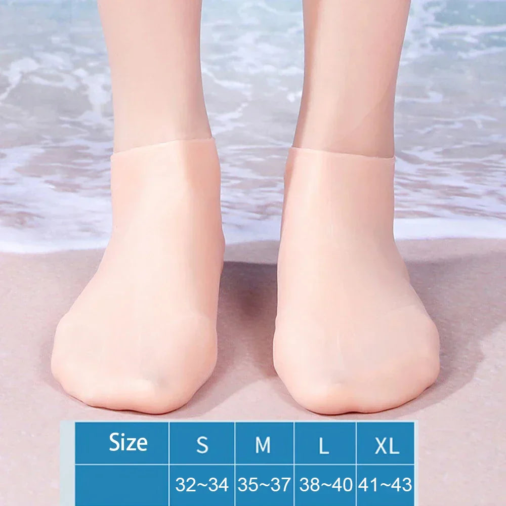 Silicone Wetsuit Beach Socks Non-Slip Water Shoes Quick-Dry Aqua Socks for Surfing Snorkeling Swimming