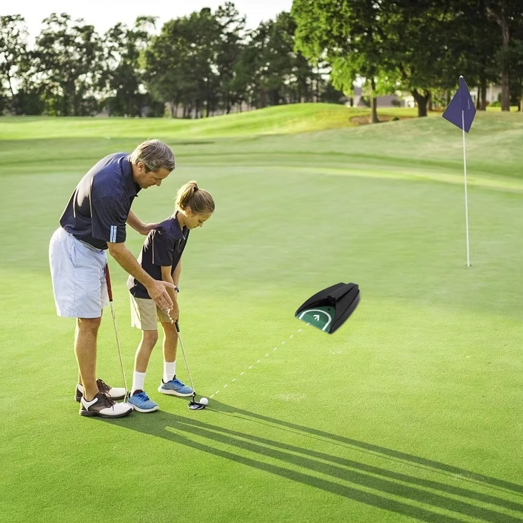 Automatic Golf Putting Cup with Ball Return Indoor Office Training Practice Aid