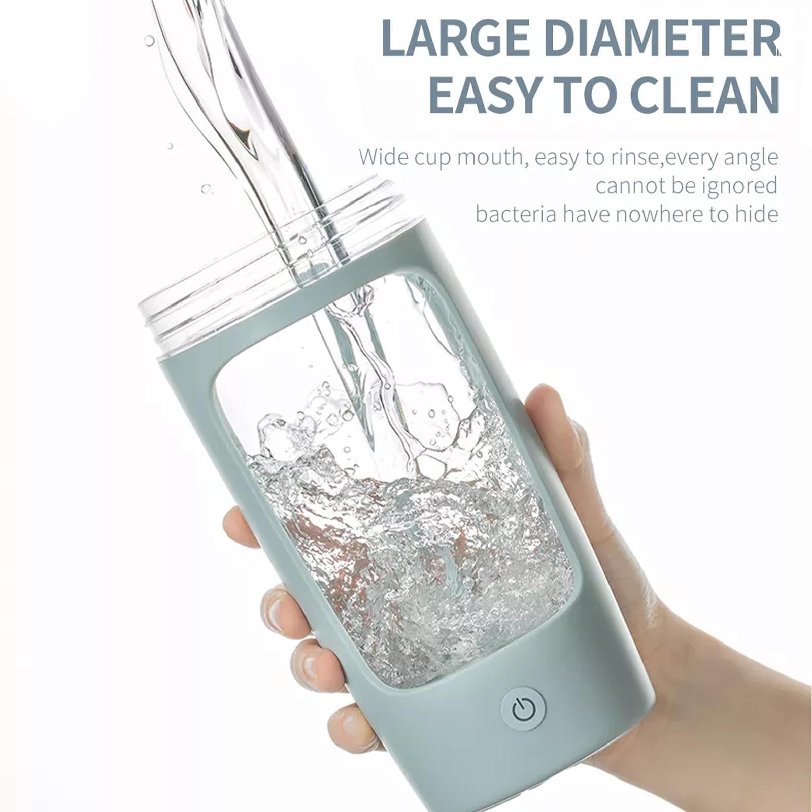 Harrow Electric Protein Shaker Mixer 650ml BPA-Free Tritan Leak-Resistant with Carry Handle