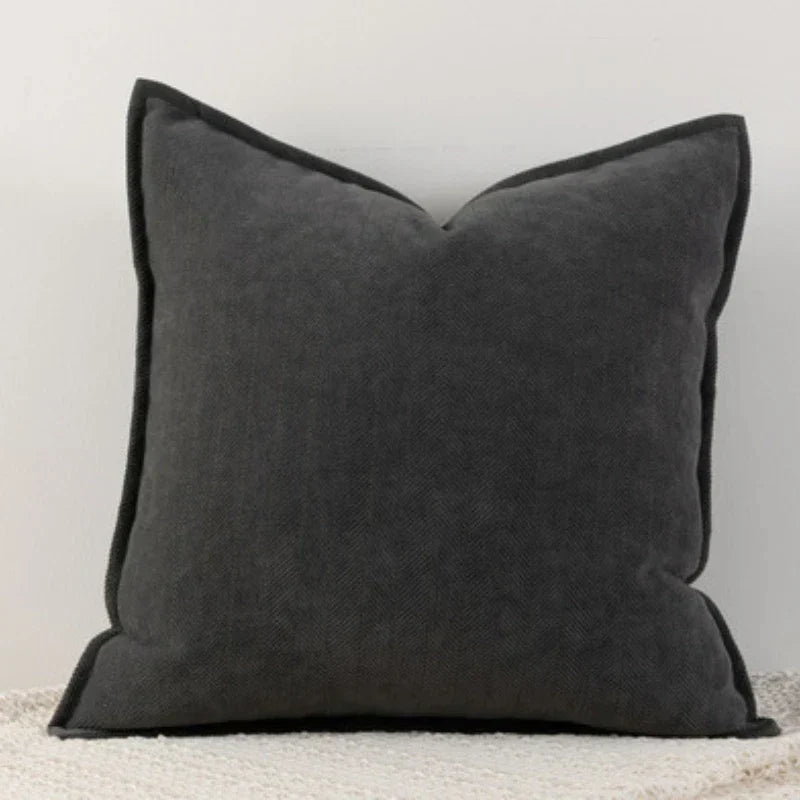 Harrow Chenille Pillow Cover Soft Washable Cushion Cover for Living Room Bedroom Sofa