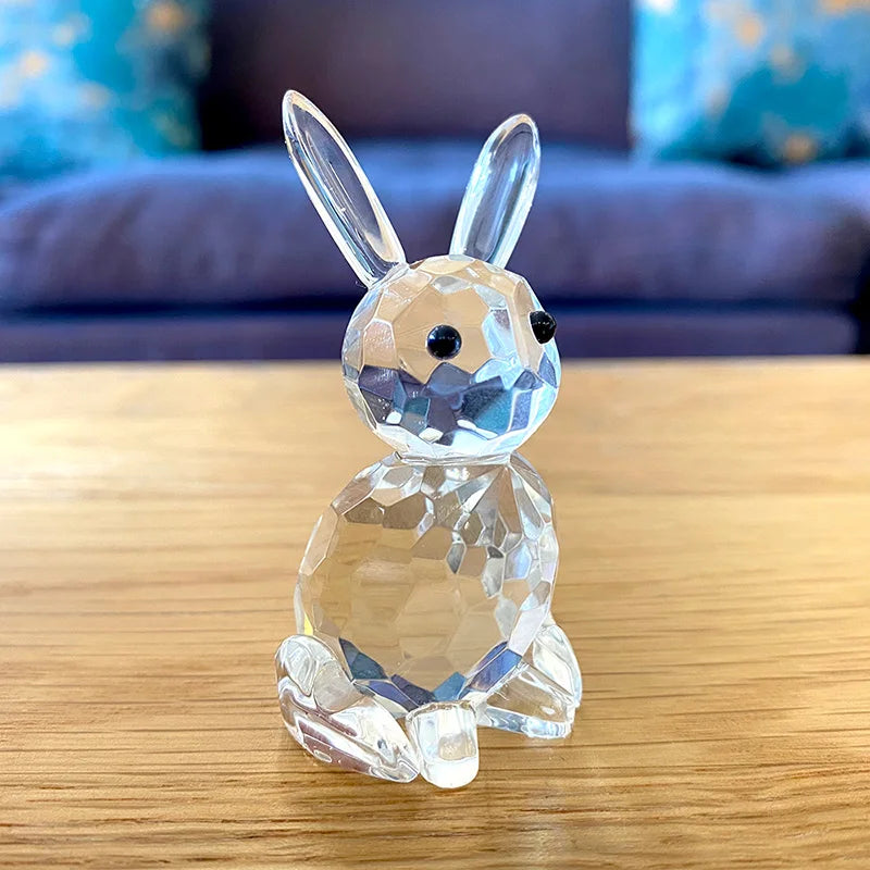 Animal Crystal Paperweight Figurines Modern Decorative Office Desk Accessories