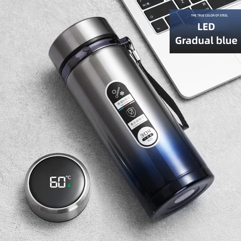 Harrow Stainless Steel Thermos Bottle 500ml-1L Vacuum Insulated Flask with LED Temperature Display
