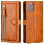 Premium Leather iPhone Flip Wallet Case with Card Slots and Stand Compatible with iPhone 11 to 16 Pro Max