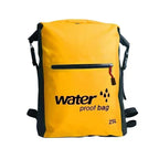 Waterproof Breathable Backpack 25L Roll-Top Closure PVC Mesh for Kayaking Trekking Outdoor Adventures