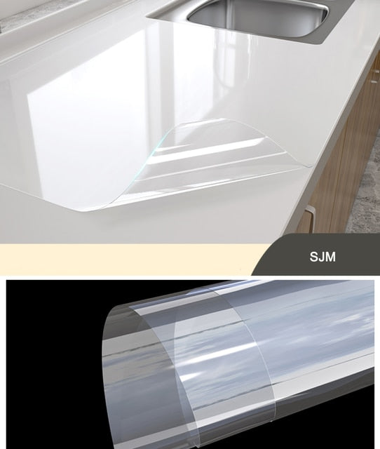 Self-Adhesive Protective Film PVC Waterproof Washable Decorative Surface Cover for Furniture Walls Floors