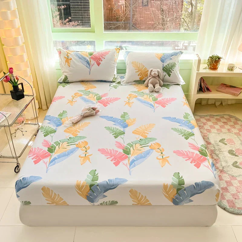 Harrow Cotton Bedding Set 100% Soft Breathable Duvet Cover and Pillowcases Multiple Sizes