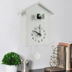 Harrow Contemporary Cuckoo Quartz Wall Clock Recycled Plastic Modern Design 25cm