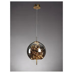 CrystalBeam Modern LED Pendant Light Star Design Glass Dimmable Cord Pendant Lamp