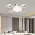 Multi Cooler Fast Ceiling Fan Light with Foldable Blades and Remote Control LED Lighting