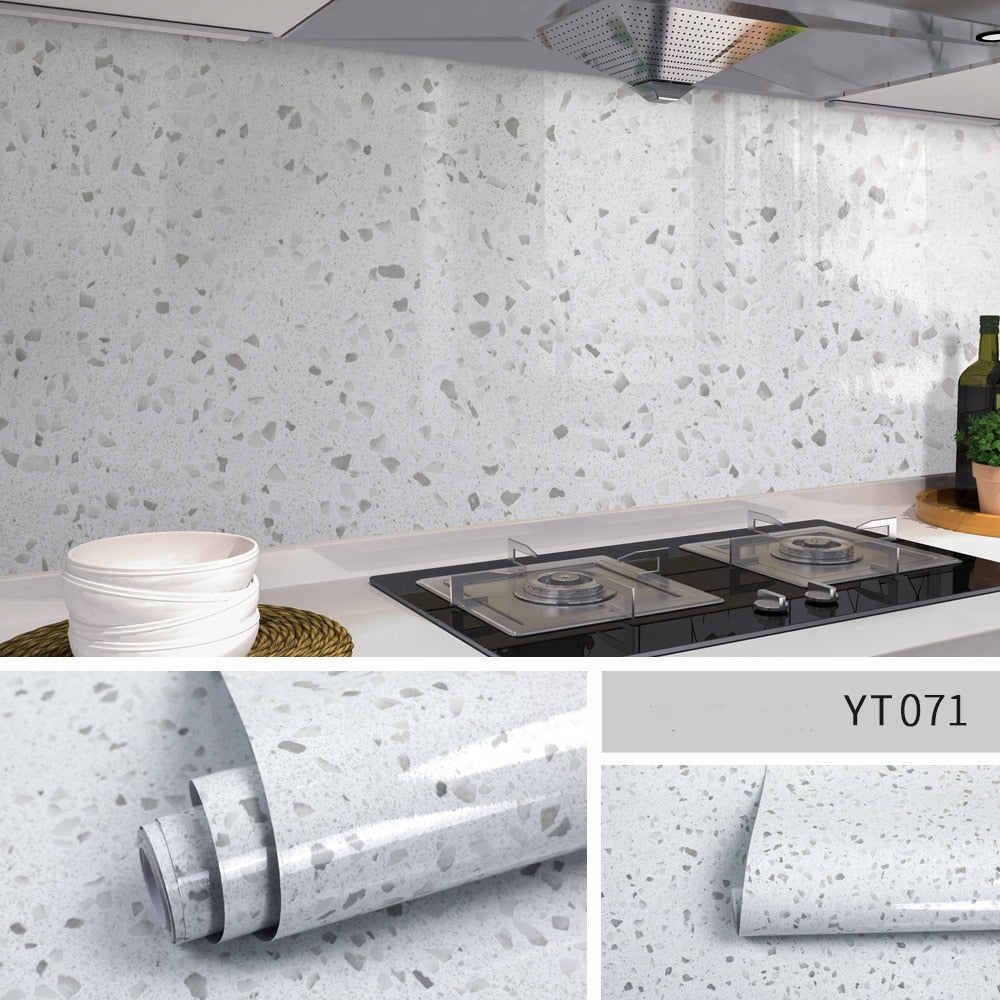 Self-Adhesive Protective Film PVC Waterproof Washable Decorative Surface Cover for Furniture Walls Floors