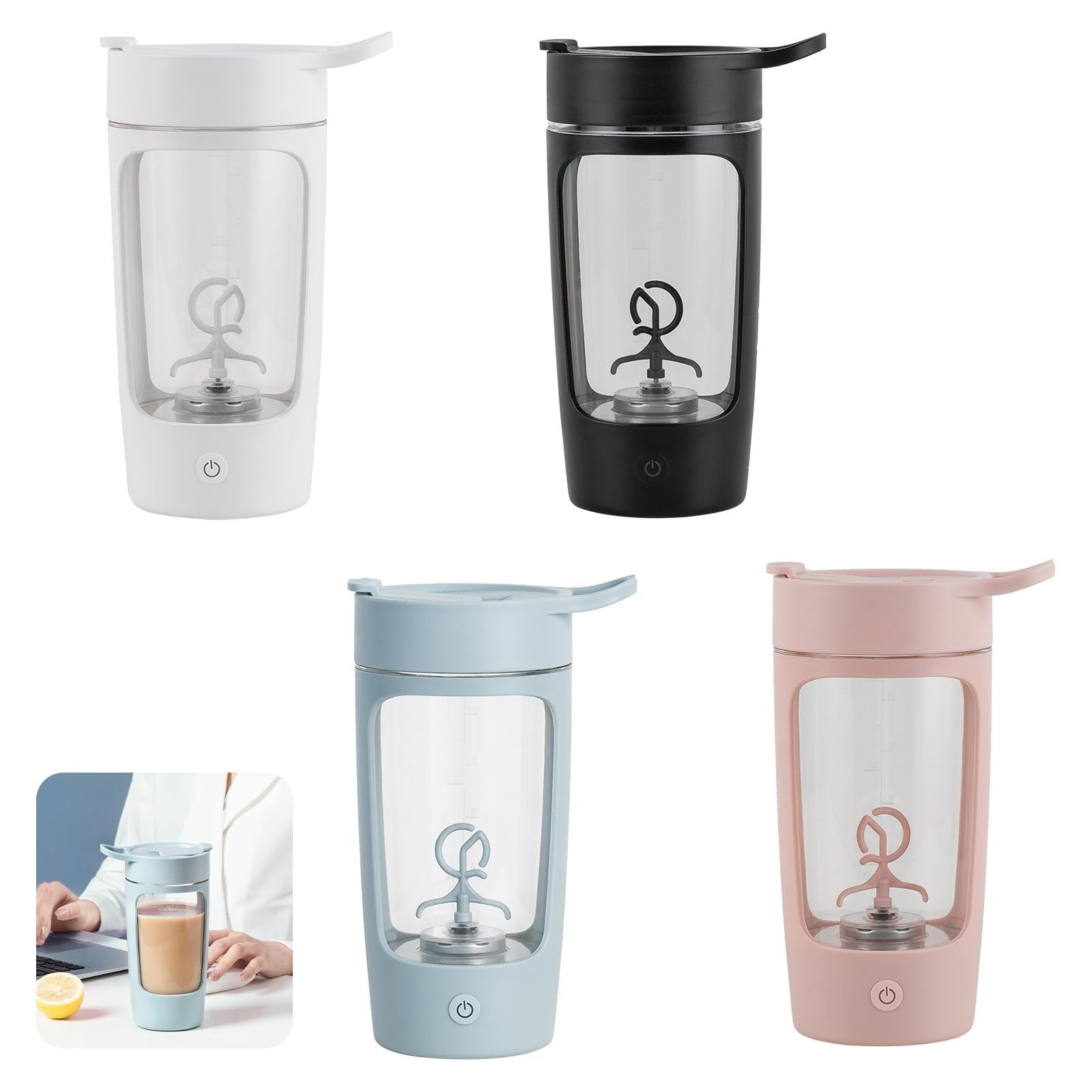 Harrow Electric Protein Shaker Mixer 650ml BPA-Free Tritan Leak-Resistant with Carry Handle