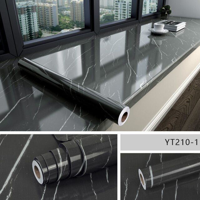 Self-Adhesive Protective Film PVC Waterproof Washable Decorative Surface Cover for Furniture Walls Floors