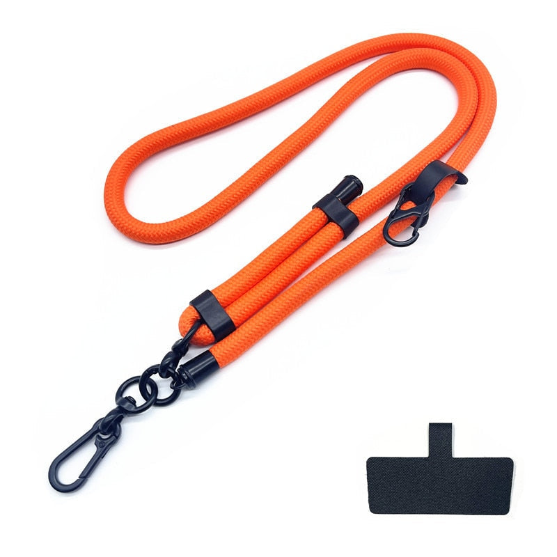 Adjustable Nylon Neck Phone Holder Strap with Quick Release Buckle Lightweight Wrist Lanyard