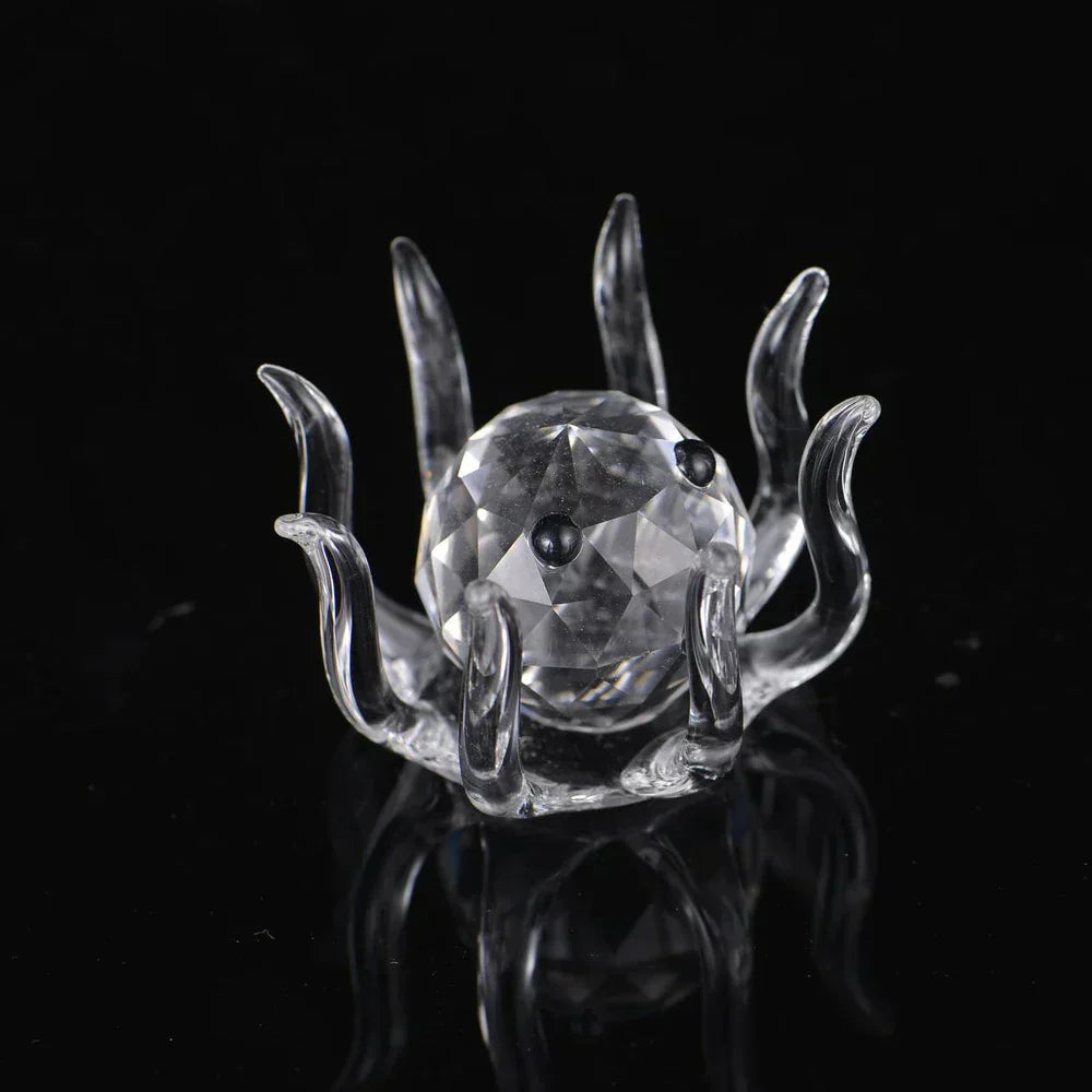 Animal Crystal Paperweight Figurines Modern Decorative Office Desk Accessories