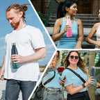500ml Stainless Steel Insulated Water Bottle Double-Walled Vacuum Flask Hot Cold Retention