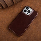 RoyalLeather Handmade Genuine Cowhide Leather iPhone Case Slim Protective Cover