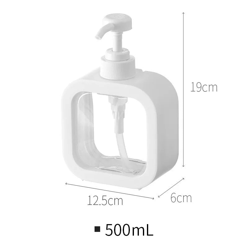 SkandiPure Soap Dispenser Minimalist Nordic Design Durable ABS PVC Bathroom Kitchen