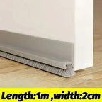 Door Seal FlexGuard Heat and Abrasion Resistant TPE Weatherstripping for Doors and Windows 1m 4 Colors