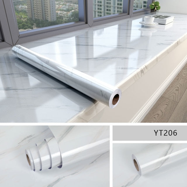 Self-Adhesive Protective Film PVC Waterproof Washable Decorative Surface Cover for Furniture Walls Floors