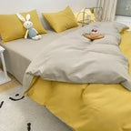 Reversible Bedding Set Soft Breathable Duvet Cover 78x90 Inch Scandinavian Design