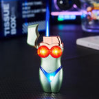 Bikini Style Windproof Jet Torch Lighter Metal Lacquered Finish Compact Handheld Novelty Design