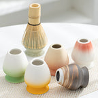 Bamboo Matcha Whisk Set 100-Prong Chasen with Scoop Eco-Friendly Tea Tool