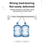 Adjustable Telescopic Clothes Hanger Rod Space Saver Metal Closet Organizer 50-80cm