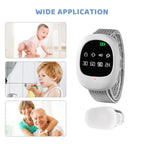 Wireless Bedwetting Alarm with Adjustable Vibration and Sound Modes White