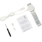 Wireless Bedwetting Alarm with Adjustable Vibration and Sound Modes White