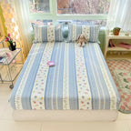 Harrow Cotton Bedding Set 100% Soft Breathable Duvet Cover and Pillowcases Multiple Sizes